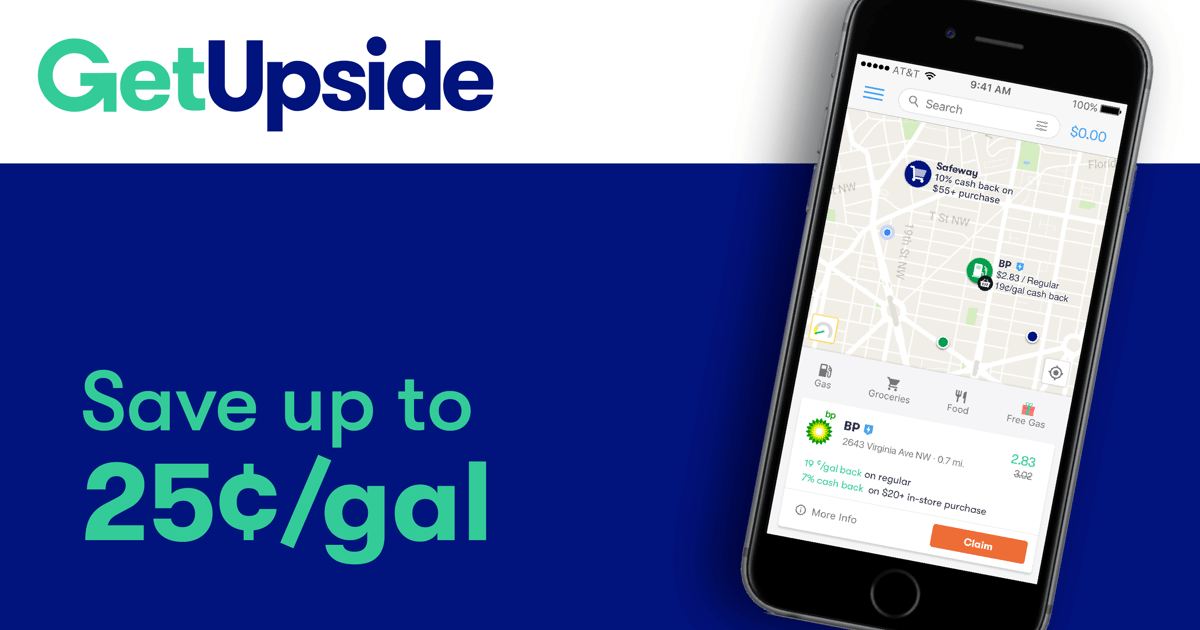 Cheap Gas Prices In Pennsylvania | GetUpside cash back app