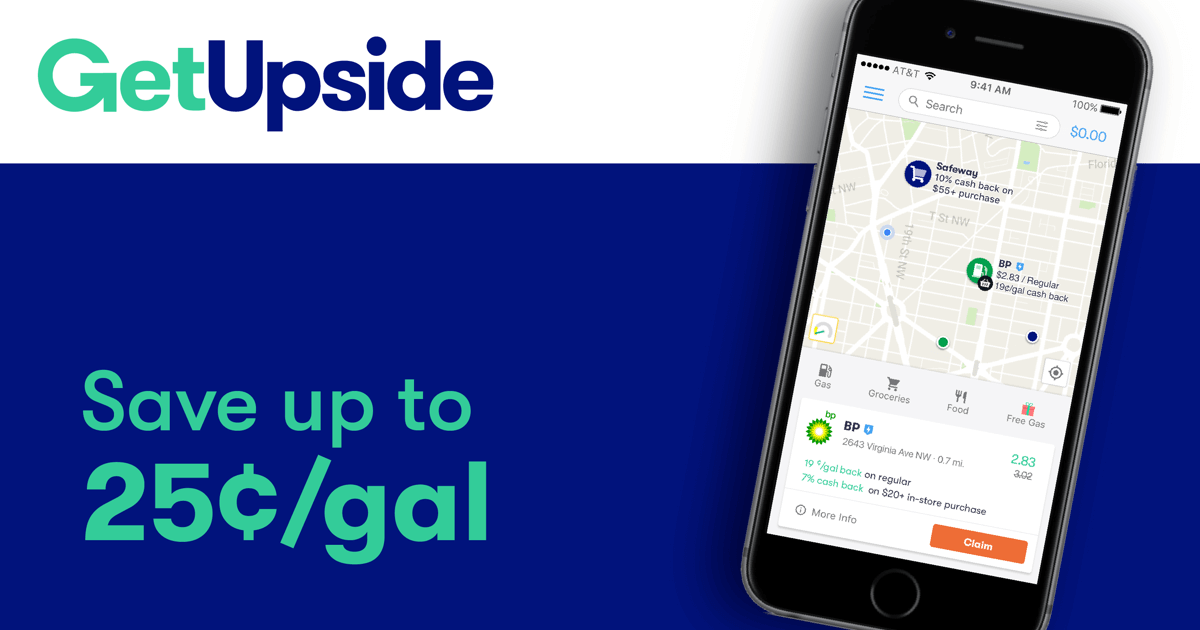 Cheapest Gas Prices In Mobile AL | GetUpside cash back app